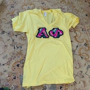 Small Alpha Phi Letter Shirt